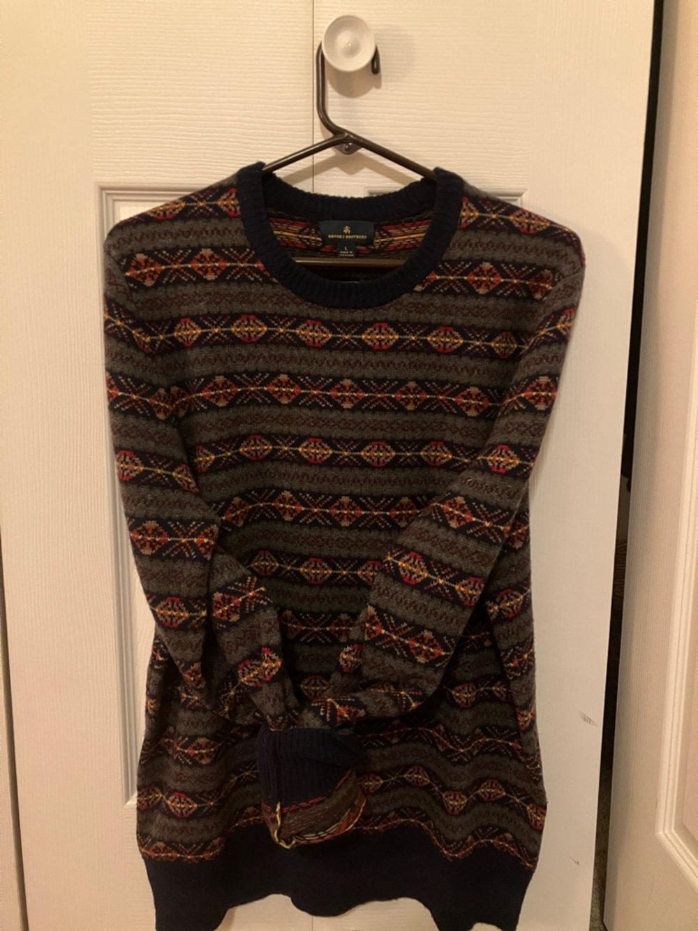 Brooks Brothers Multicolor Fair Isle Crewneck Sweater